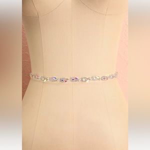 Crystal Ribbon Belt